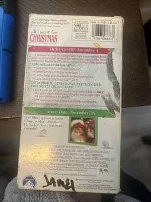 All I Want for Christmas (VHS) - Thumbnail 2