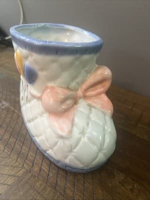 Vintage Relpo Ceramic Baby Bootie Planter - Image 1