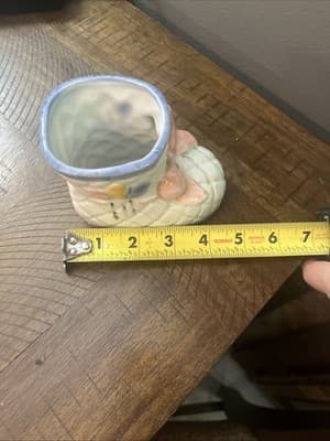 Vintage Relpo Ceramic Baby Bootie Planter - Thumbnail 7