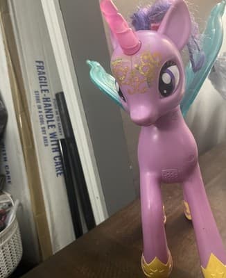 2013 My Little Pony PRINCESS TWILIGHT SPARKLE Huge Talking Singing Unicorn Light - Thumbnail 2