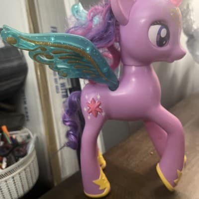 2013 My Little Pony PRINCESS TWILIGHT SPARKLE Huge Talking Singing Unicorn Light - Thumbnail 3