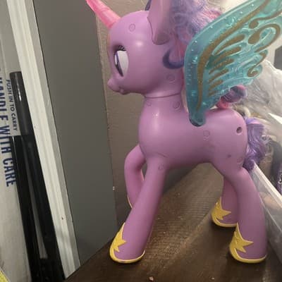 2013 My Little Pony PRINCESS TWILIGHT SPARKLE Huge Talking Singing Unicorn Light - Image 1
