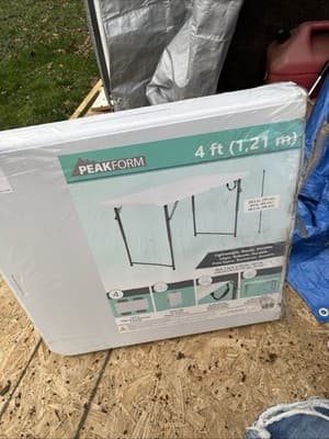 4 FT Folding Table, Plastic Portable Tables for Dining Parties Card Picnic Ca... - Thumbnail 3