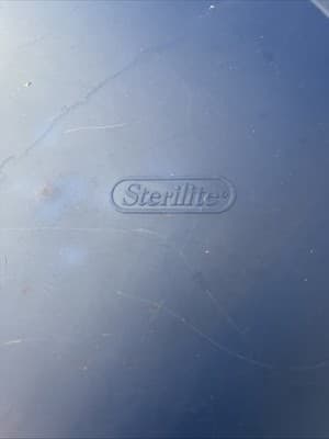 Blue Sterlite Round Blue Lid 11” Diameter - Thumbnail 2