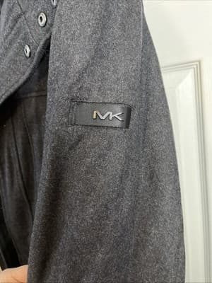 Women’s Size Large Michael Kors Charcoal Pea Cost With Puffy Liner NWT - Thumbnail 8