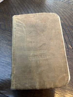 WWI Active Service Testament General Pershing's Message Miniature Bible - Image 1