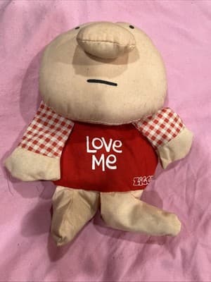 Vintage 1978 KNICKERBOCKER "LOVE ME" BEANBAG ZIGGY DOLL - Image 1