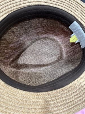 Stacy Adam’s Men’s Medium Sized Fadora Beige With Feathers Polyester - Thumbnail 5