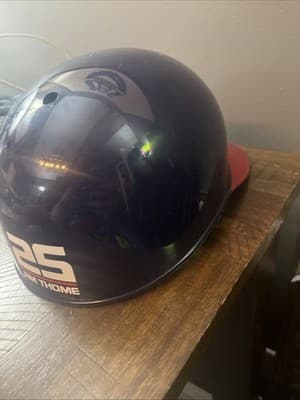 Cleveland Indians Baseball Helmet (Plastic) #25 Jim Thome MLB Chief Wahoo - Thumbnail 5