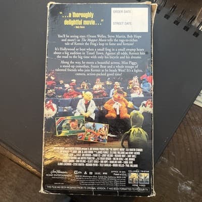 The Muppet Movie VHS 1999 Video Tape Vintage Jim Henson Puppets 80s Comedy Rare! - Thumbnail 3