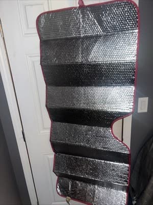 Pink Leopard Front Windshield Sun Shade Accordion 57" x 27" - Thumbnail 5