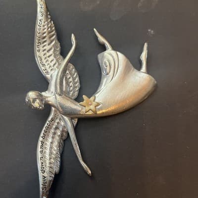 Serenity Angel Metal “slow Down And Breathe Let Your Angel Catch Up To You” 3 X5 - Image 1