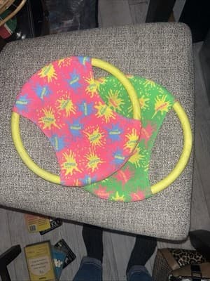 Pool Toys Or Dog Toys Round Spinner Splash Balls Set Of 2 - Image 1