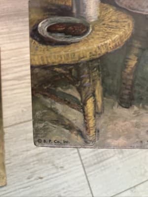 Framed James Ingwersen Art Prints *Gretchen & Gary" Boy Reading Girl Eating 1973 - Thumbnail 3