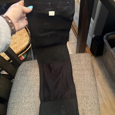 Gold's Gym Power Weightlifting Support Adjustable Belt With Pocket 40” - Thumbnail 3