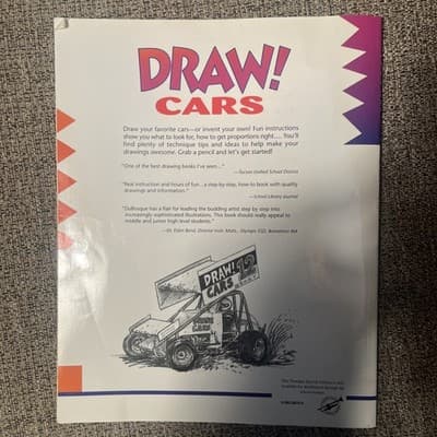 Draw Cars Step By Step - Paperback By Doug Dubosque - GREAT CONDITION - Thumbnail 2