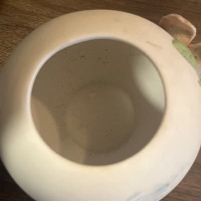 VINTAGE TELEFLORA CERAMIC BALL VASE ROSE FLOWER Designed By Cathi - Thumbnail 5