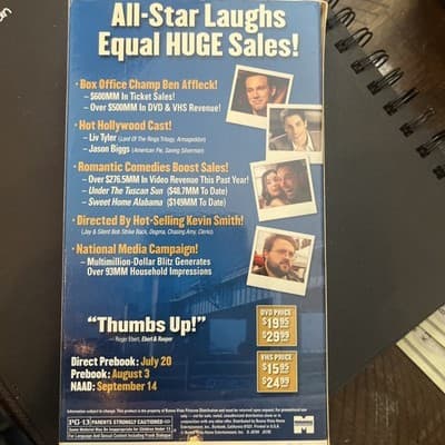 Jersey Girl VHS - Thumbnail 3