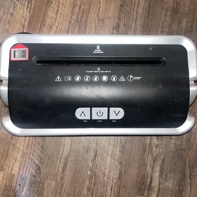 Ativa 8-Sheet MicroCut Shredder High Security Lift Off Lid With Handle No Bin - Image 1