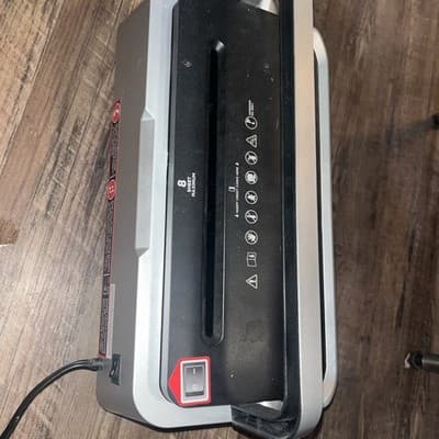 Ativa 8-Sheet MicroCut Shredder High Security Lift Off Lid With Handle No Bin - Thumbnail 3