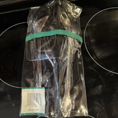 Royal Alister Heritage Mint Stainless Two Piece Master Salad Set - Thumbnail 3