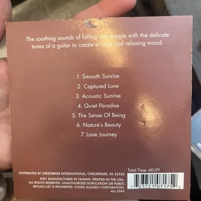 Raindance (Body & Soul) - Audio CD By Various Artists CD LN10 - Thumbnail 2