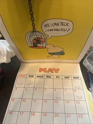 Vintage Ziggy 1983 Calendar Pets Are Some Of My Favorite People - Thumbnail 2