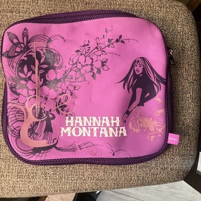 Disney Hanna Montana Tablet Holder Case Without Strap Purple Great Condition - Image 1