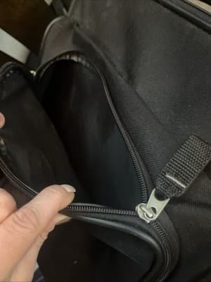 Concourse Luggage Black Carry On With Rollers - Thumbnail 6