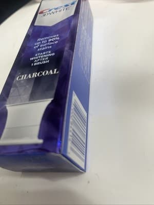 Crest 3D White Charcoal Teeth Whitening Toothpaste, Mint, 3.8 oz - Thumbnail 4