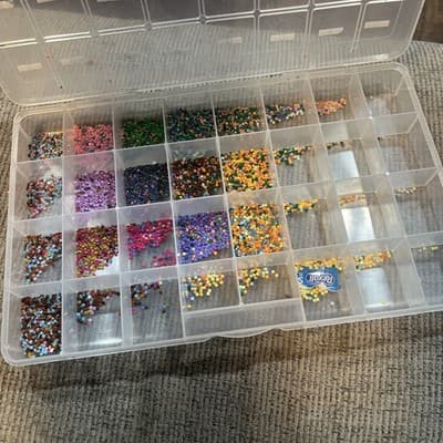 Bead Organizer, Bead Containers, Many Grids Diamond Painting Storage Containers - Thumbnail 2