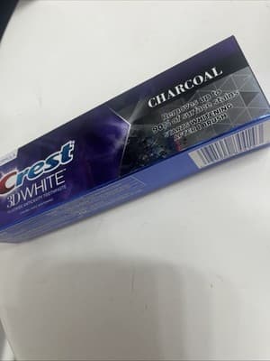 Crest 3D White Charcoal Teeth Whitening Toothpaste, Mint, 3.8 oz - Thumbnail 2