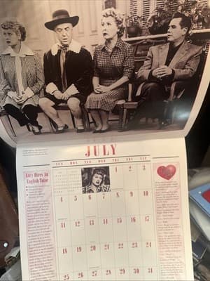 Cal 99 I Love Lucy Calendar (1998, Paperback) - Thumbnail 3