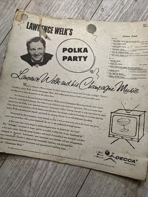 Lawrence Welk's Polka Party (1950) Decca – DL 8213 Vinyl, LP, Album, US - Thumbnail 4