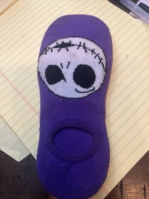 Disney The Nightmare Before Christmas Women's No Show Socks Shoe Size 4-10 - Image 1