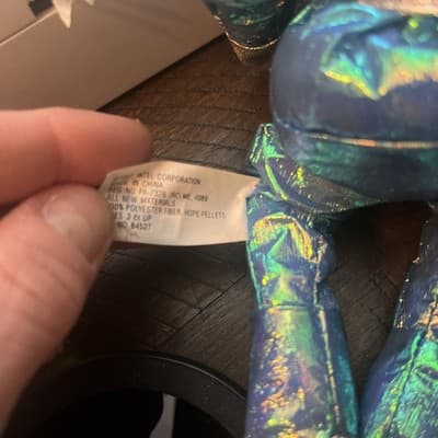 Intel Inside Blue Bunny People Spaceman Plush Figure 1997 New With Tags - Thumbnail 7