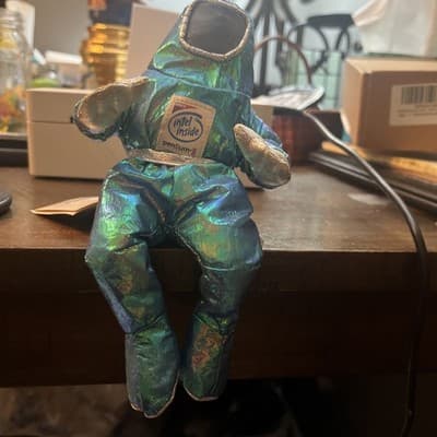 Intel Inside Blue Bunny People Spaceman Plush Figure 1997 New With Tags - Thumbnail 5