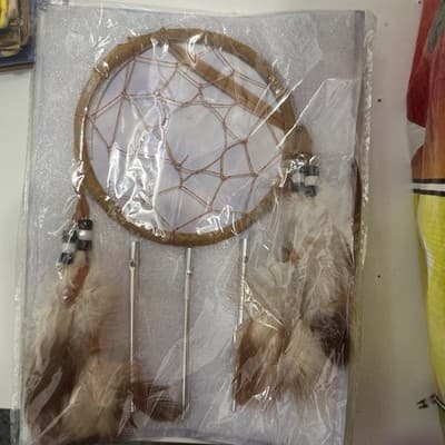 Dreamcatcher New Legend Native Americans Great Plains 8" Long 4" Wide - Image 1