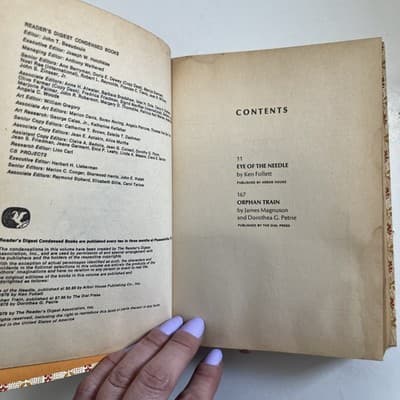 Bestsellers Reader’s digest condensed Books. Eye Of The Needle, Orphan Train. - Thumbnail 3