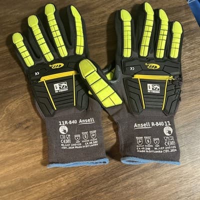 Ansell Ringers Light Duty Industrial Gloves Palm Coated 11R-840 Size 11 - Image 1