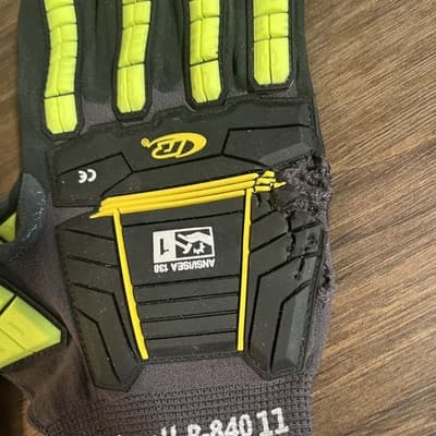 Ansell Ringers Light Duty Industrial Gloves Palm Coated 11R-840 Size 11 - Thumbnail 2