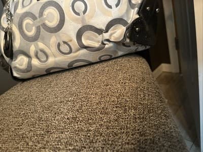 coach beige and grey leather handbag Used - Thumbnail 6