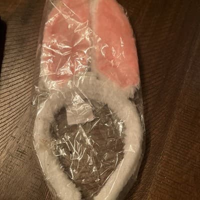 White/Pink Ears Light Up Bunny Headband - Cottondale- OSFM - New with Tags - Thumbnail 3