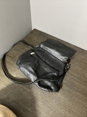 Laura Scot Black Shoulderbag - Thumbnail 3