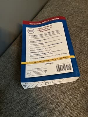 Merriam-Webster's Dictionary and Thesaurus by Merriam-Webster (2007, Trade... - Thumbnail 3
