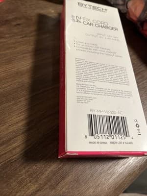 Bytech Micro USB Phone Tablet Car Charger 2.4 Amp Fix Cord 5 Ft Cable NEW - Thumbnail 4
