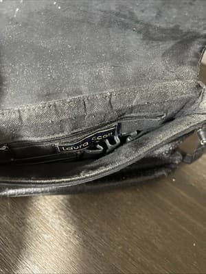 Laura Scot Black Shoulderbag - Thumbnail 2