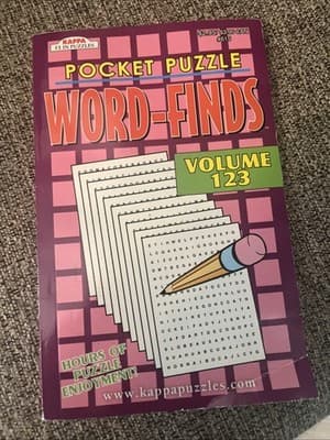 KAPPA WORD FIND Word Hunt Papp Publishing pocket size set volume 123 Free Ship - Thumbnail 2
