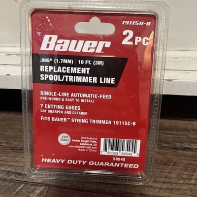 10 Ft. 0.065 In. Replacement String Trimmer Line for Harbor Freight Bauer 19115C - Thumbnail 2
