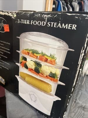 Kalorik 3-Tier Food Steamer - Image 1